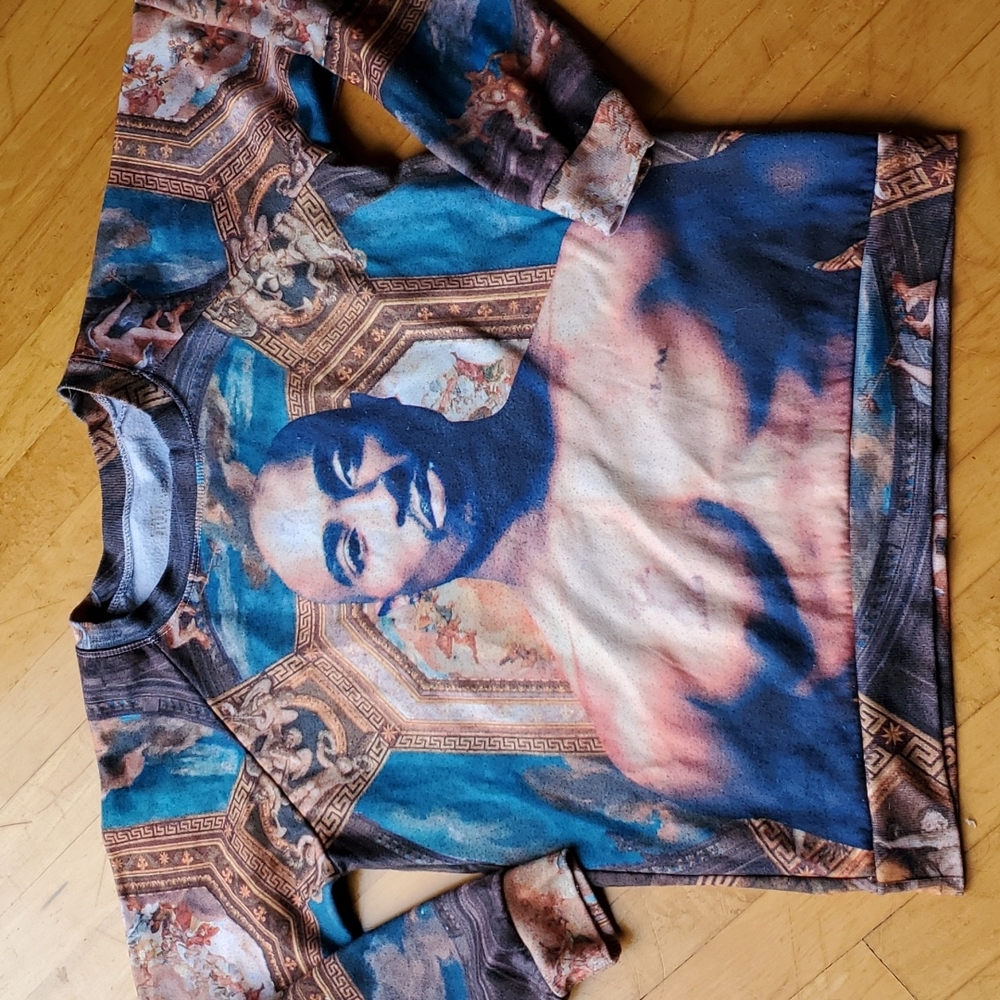 Unique Tupac portrait sweatshirt